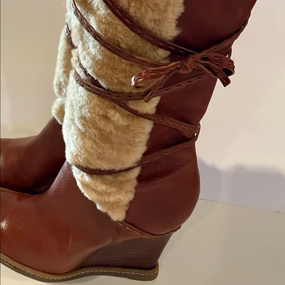 SOLD: Vince Camuto Brown leather boots size 9 made in Brazil SOLD - Picture 8 of 16